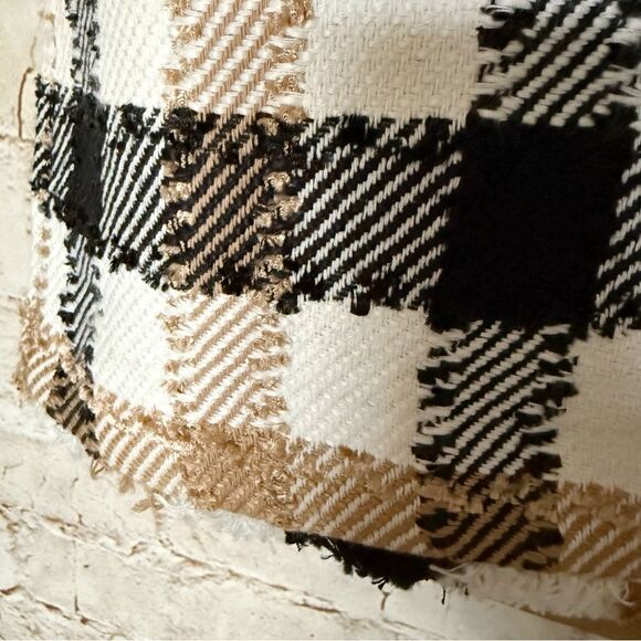 Ann Taylor textured tweed plaid skirt - Picture 3 of 6